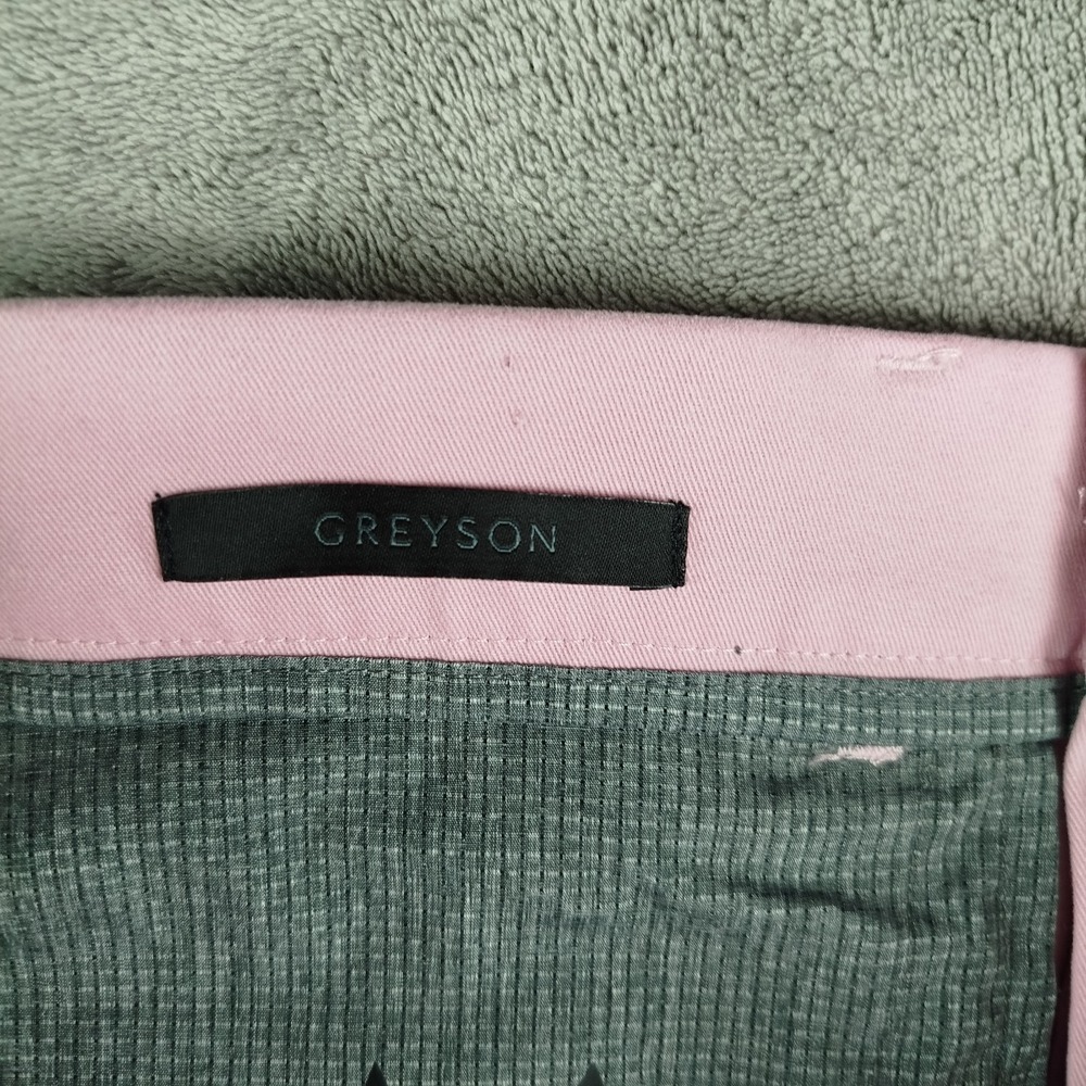 Greyson Pants Mens 33x32 Quartz Pink Armonk 5 Pocket Trouser Chino Golf $195 NWT - Picture 13 of 16